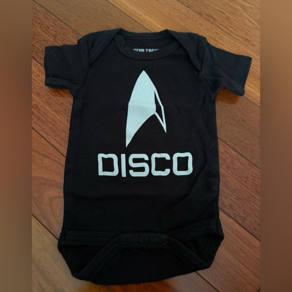 ⭐️ Black Star Trek Kids Bodysuit